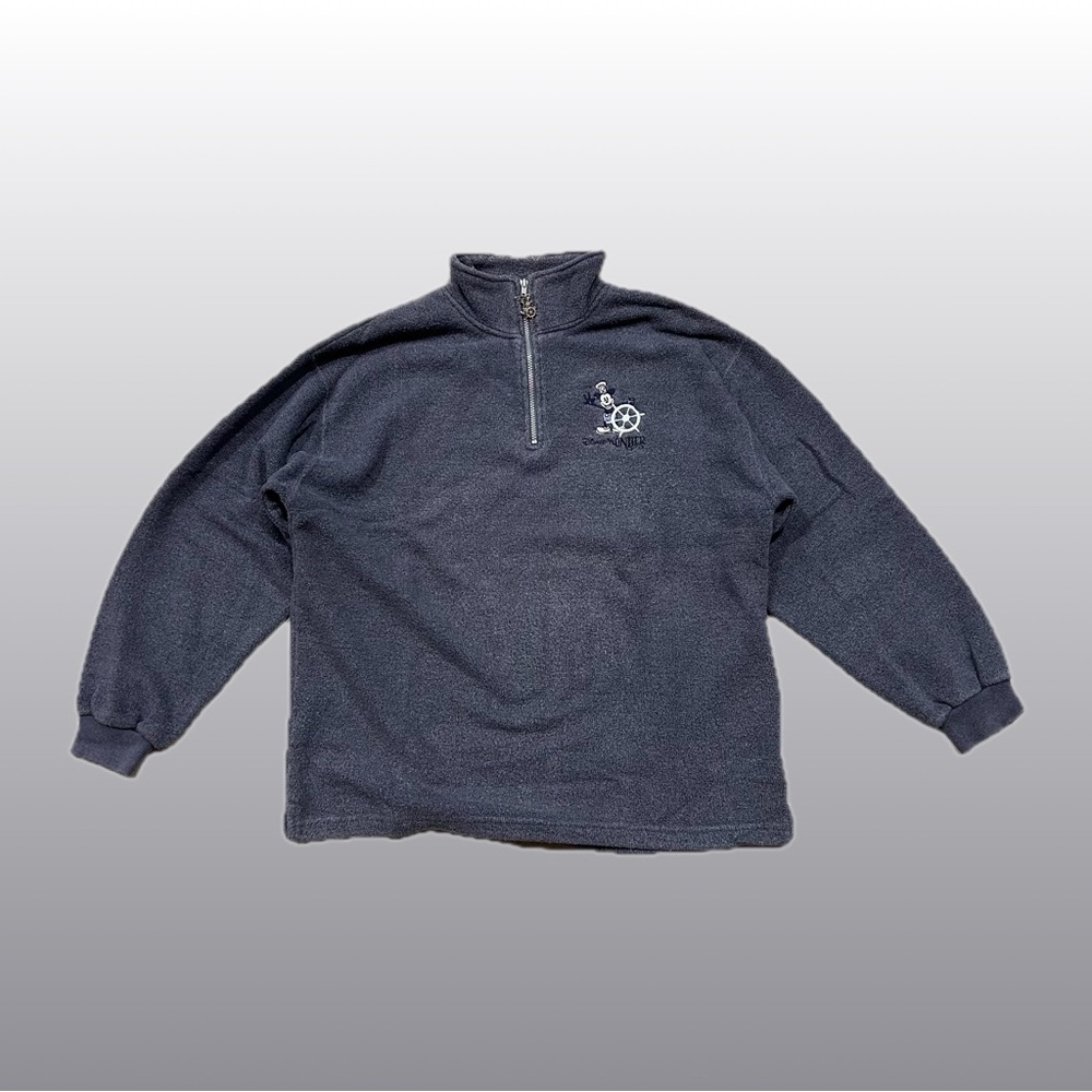 Disney Wonder Men's Black Zip-Up Sweater